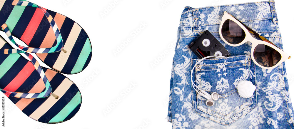 Fototapeta premium Beach set