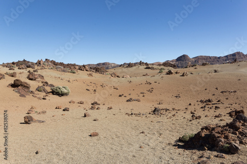 desert, volcanic landscape - teide, tenerife,