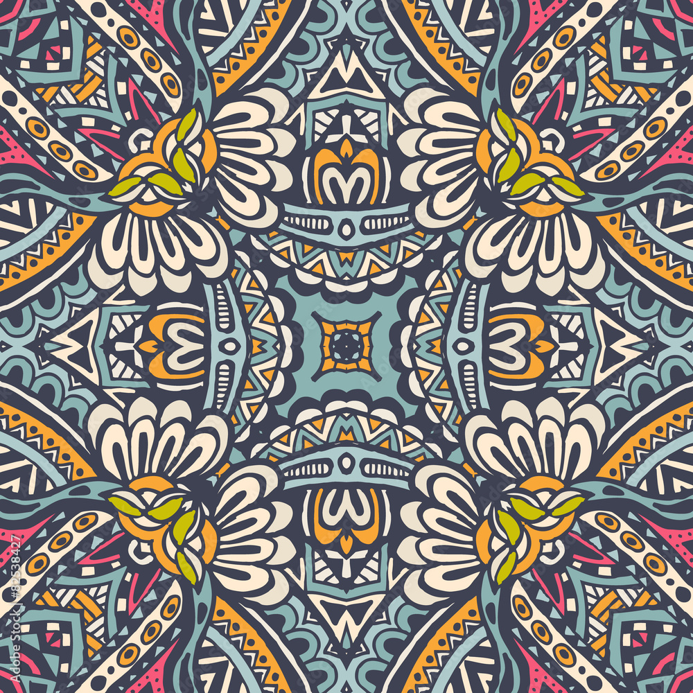 ornamental Abstract Seamless Pattern