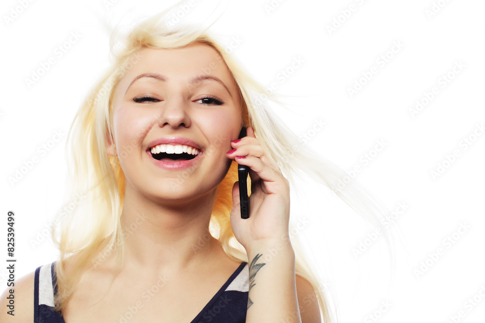 Pretty young woman using mobile phone Pretty young woman using mobile phone