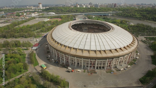 Stadium Luzniki at Moscow, Russia - aerial view