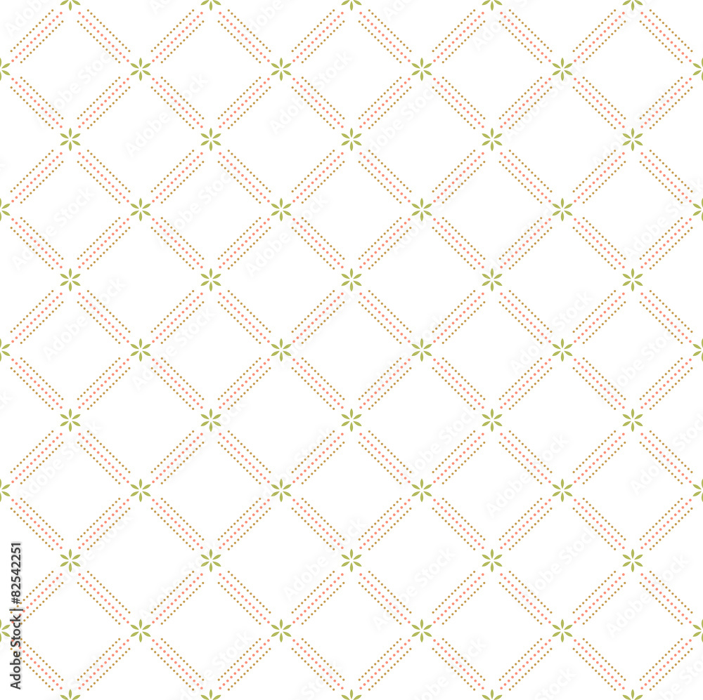 Naklejka premium Modern Seamless Pattern