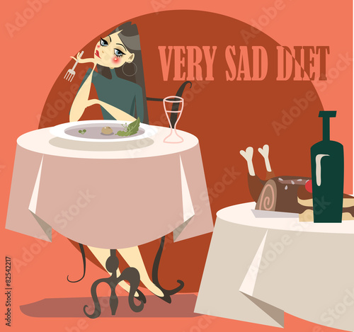 sad diet.