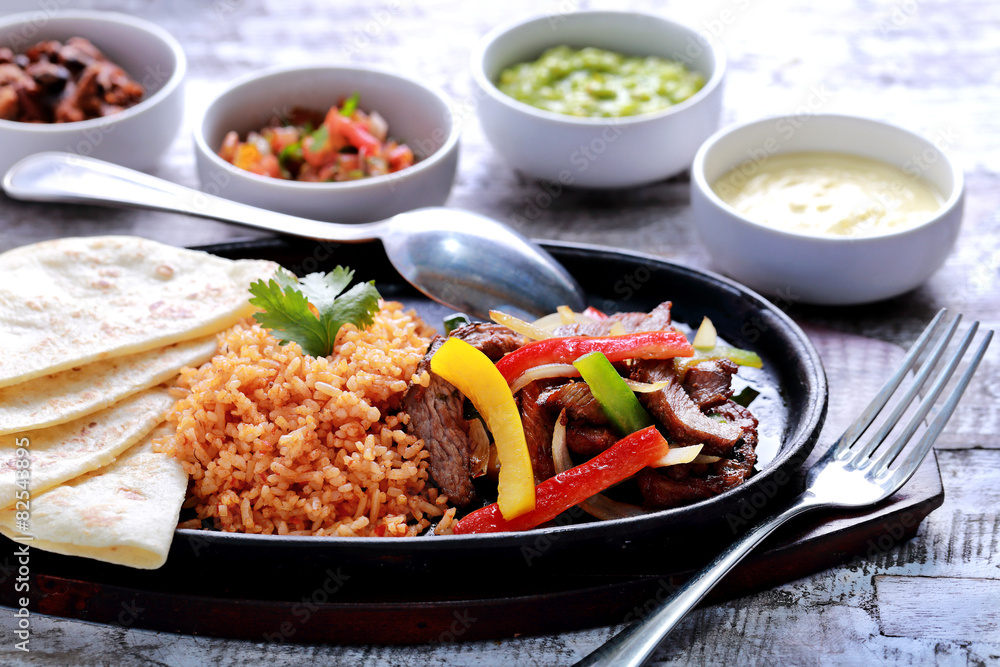 mexican beef fajitas