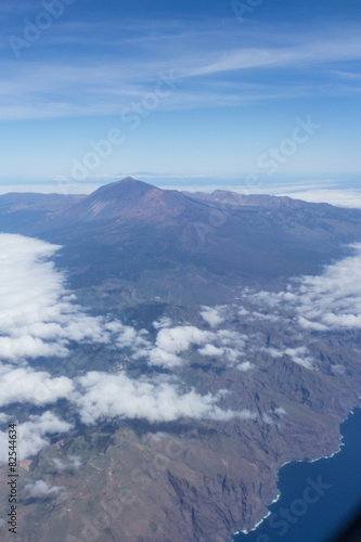 Tenerife - Island / mountain aerial - Canary Island photo