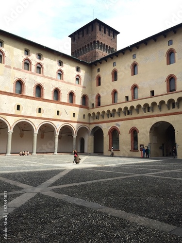 Milano, il Castello Sforzesco - la Corte Ducale