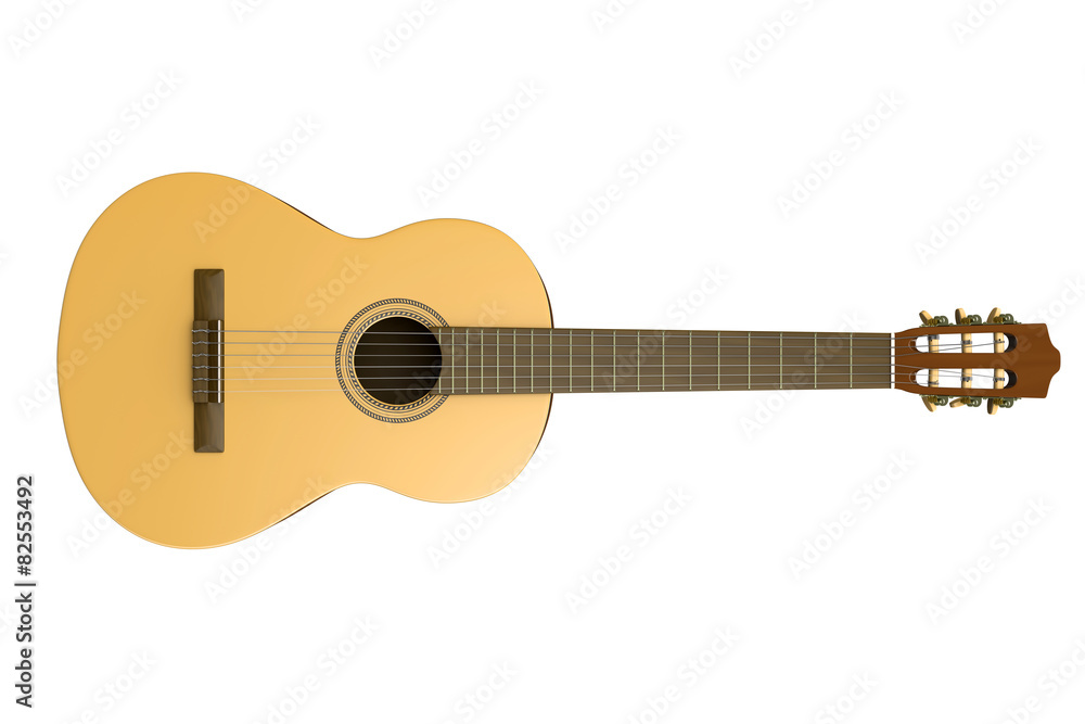Classical Guitar Isolated