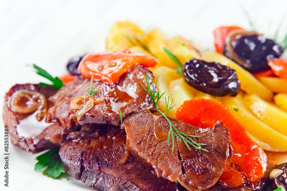 Obraz premium Stewed mutton