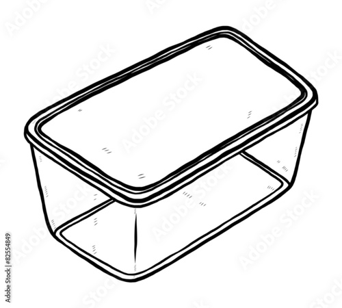 plastic box for food container
