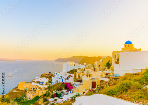 in Oia the most beautiful village of Santorini island in Greece