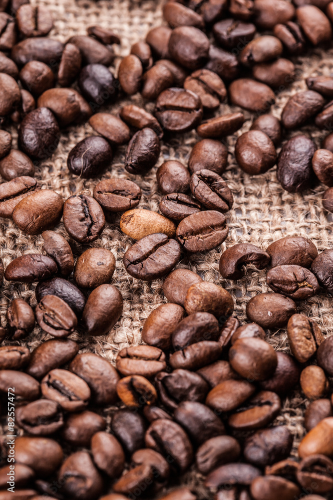 Naklejka premium Coffee beans