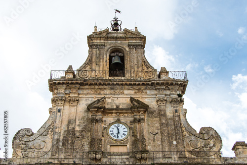 Church of San Sebastiano in Palazzolo Acreide, Siracusa, Sicily,