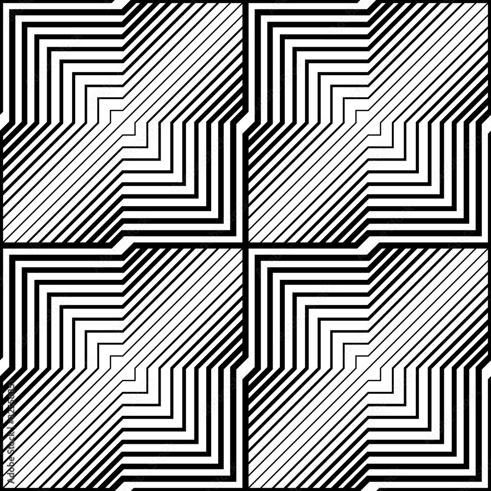Abstract Striped Vector Seamless Pattern Abstract Striped Vector Seamless Pattern