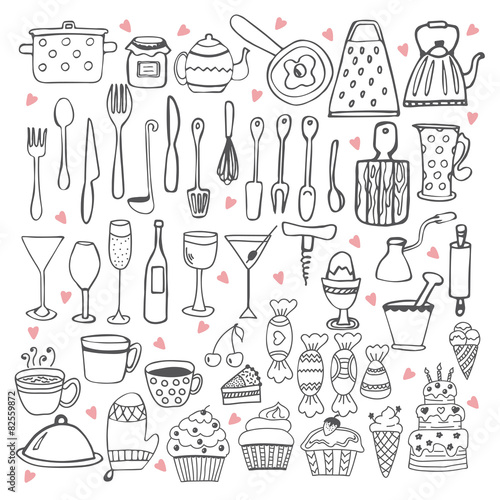 I love cooking. Kitchen utensils collection