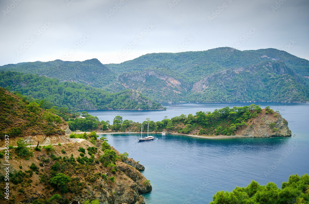 Fototapeta premium piękna zatoka Turcja, Fethiye