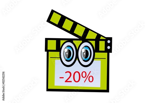klaps filmowy,klaps sprzedażowy, reklama,marketing