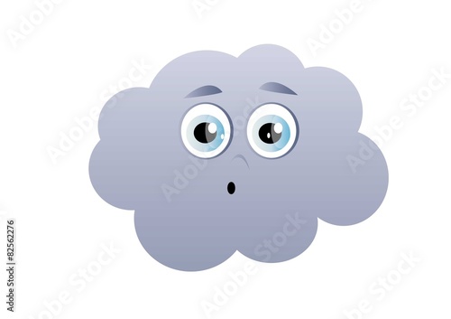 chmura,chmurka,zdziwienie,szara chmura,