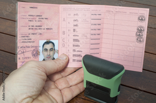 Fotografija permis de conduire auto-moto