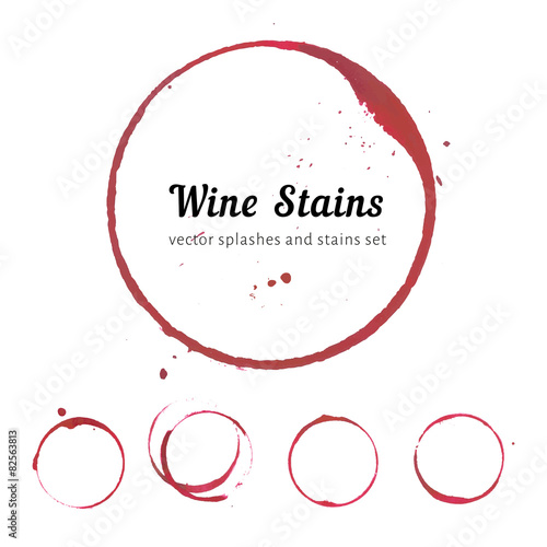 Wine stain circles