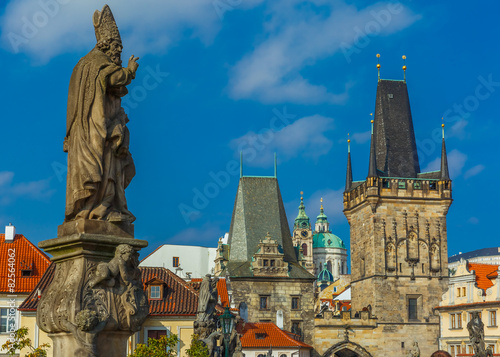 Adalbert of Prague on Charles Bridge, Czechia