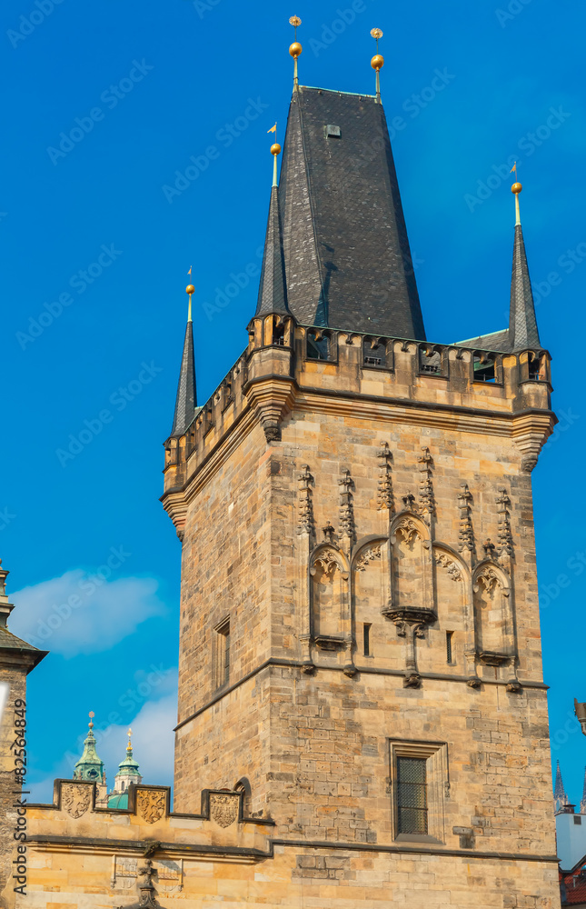 Obraz premium Charles Bridge tower, Prague, Czech Republic.