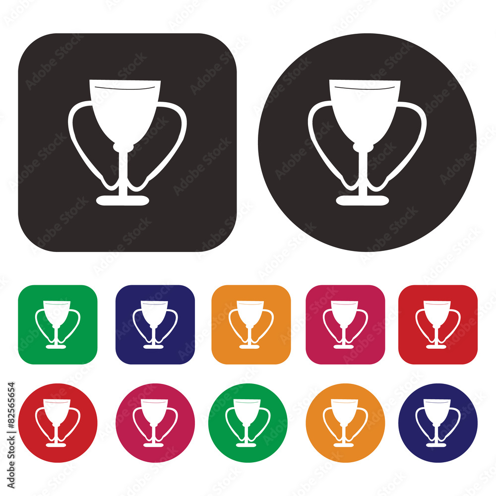 Trophy and prize icons