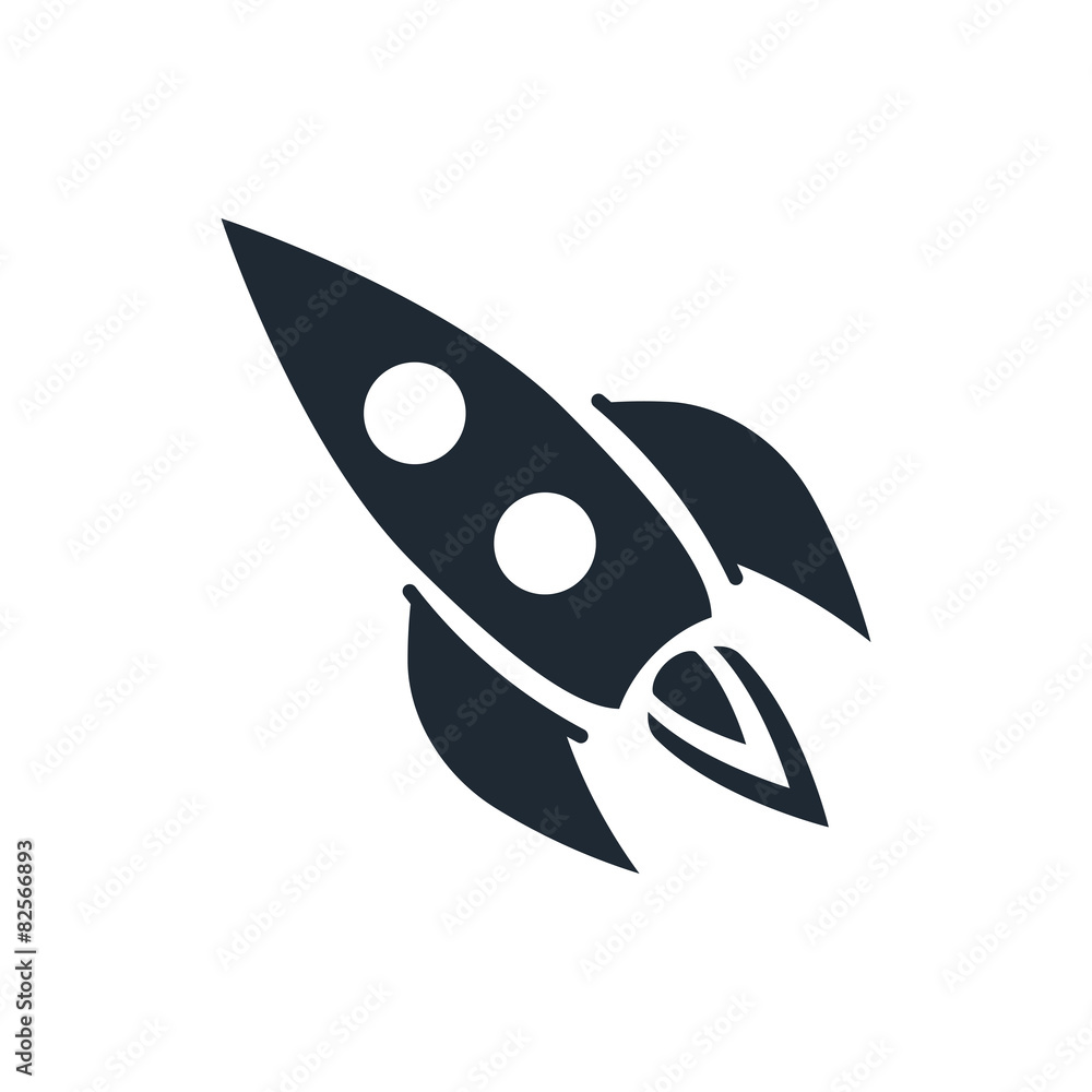 Fototapeta premium icon rocket