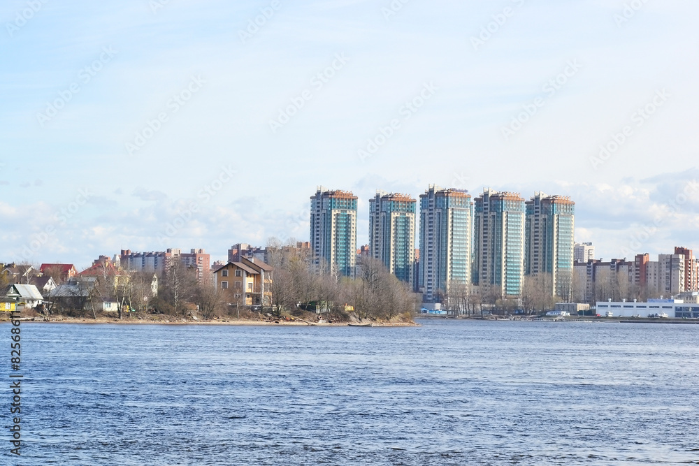 Fototapeta premium View of Neva river, St.Petersburg.