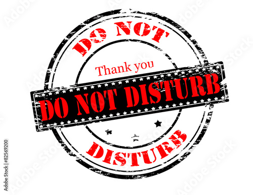 Do not disturb