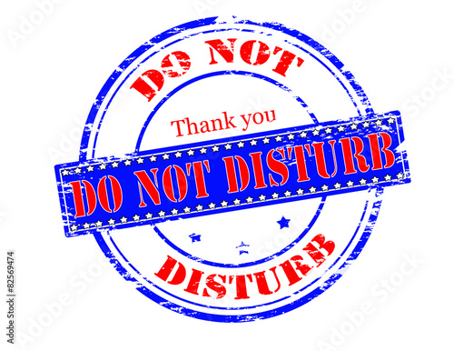 Do not disturb