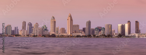 San Diego skyline at sunset © f11photo