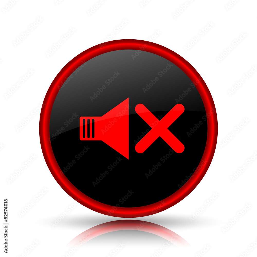 Obraz premium No sound icon