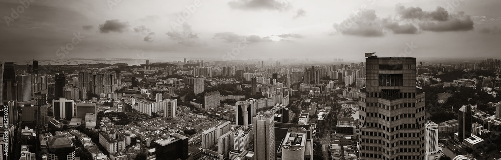 Fototapeta premium Singapore sunset