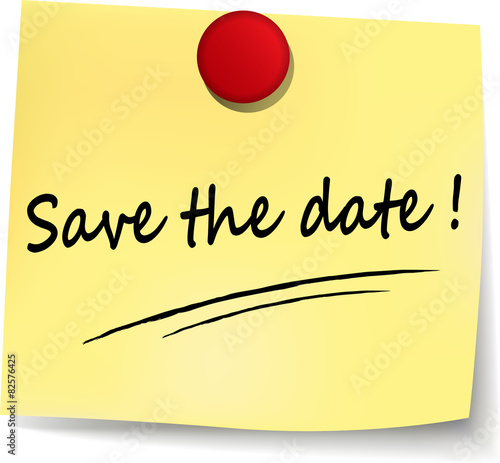 save the date sign