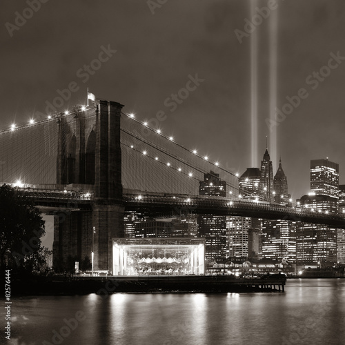 Canvas Print New York City night