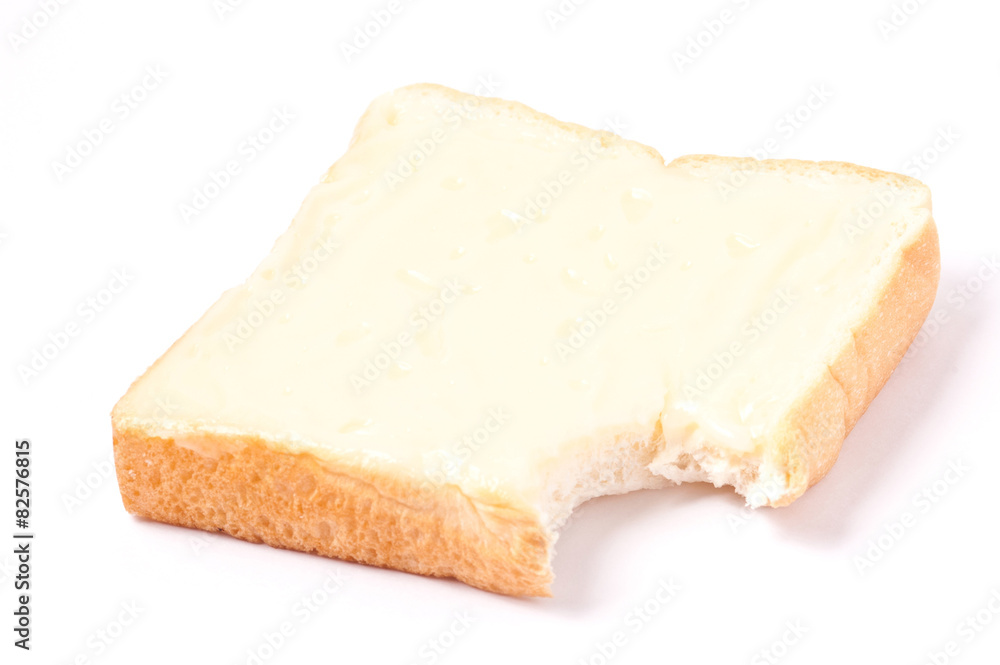 bited milk flavored cream spread bread