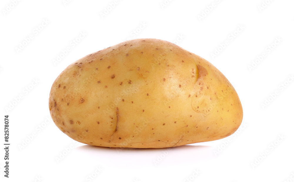 Raw Potato isolated on the white background Raw Potato isolated on the white background