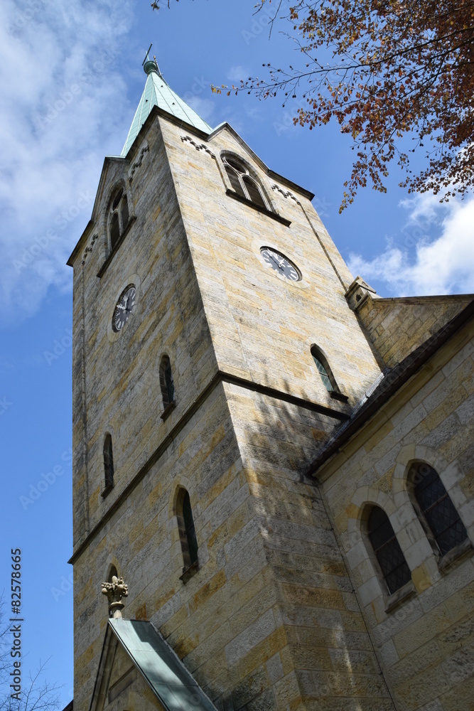 Kirchturm in Vehlen