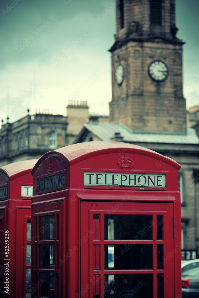 Obraz premium Edinburgh city street