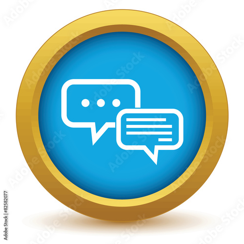 Chatting round icon