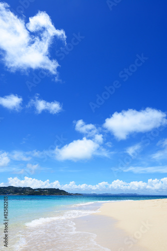 Wallpaper Mural 南国の美しいビーチと紺碧の空 Torontodigital.ca