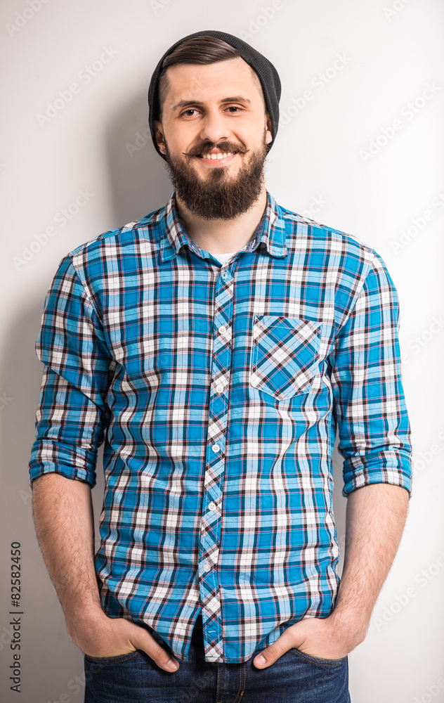 Fototapeta premium Bearded man