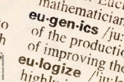 Dictionary definition of word eugenics