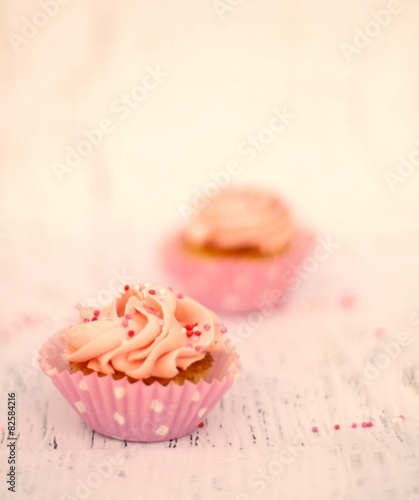 Gluten-Free Pink Mini Cupcakes