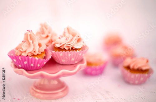 Gluten-Free Pink Mini Cupcakes