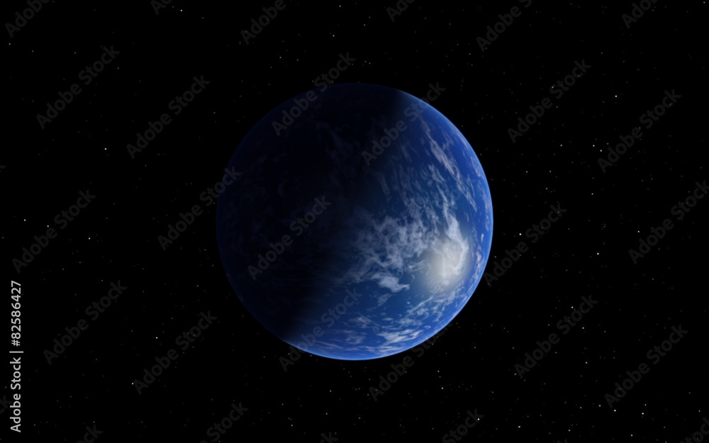 Fototapeta premium Fantastic far away Exo Planet