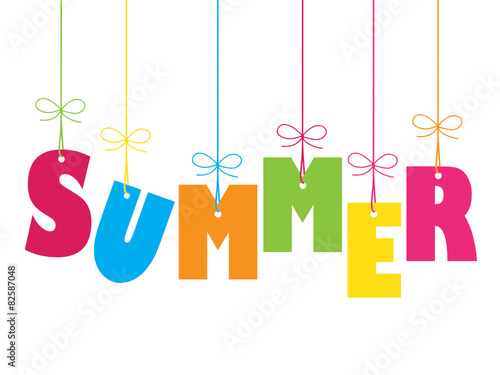 "SUMMER" (sun holidays beach break relaxing time)