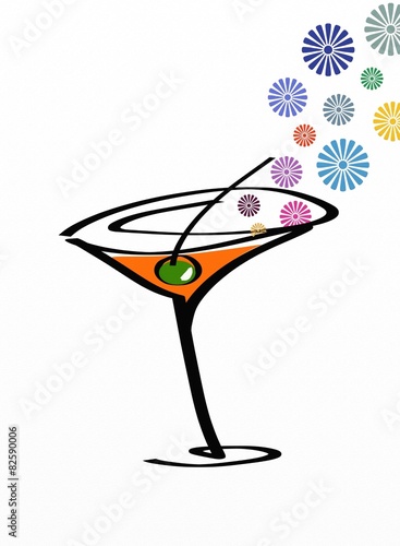 Aperitivo&Cocktail&Fiori