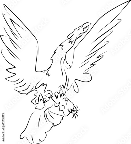 Sketch of Roc bird
