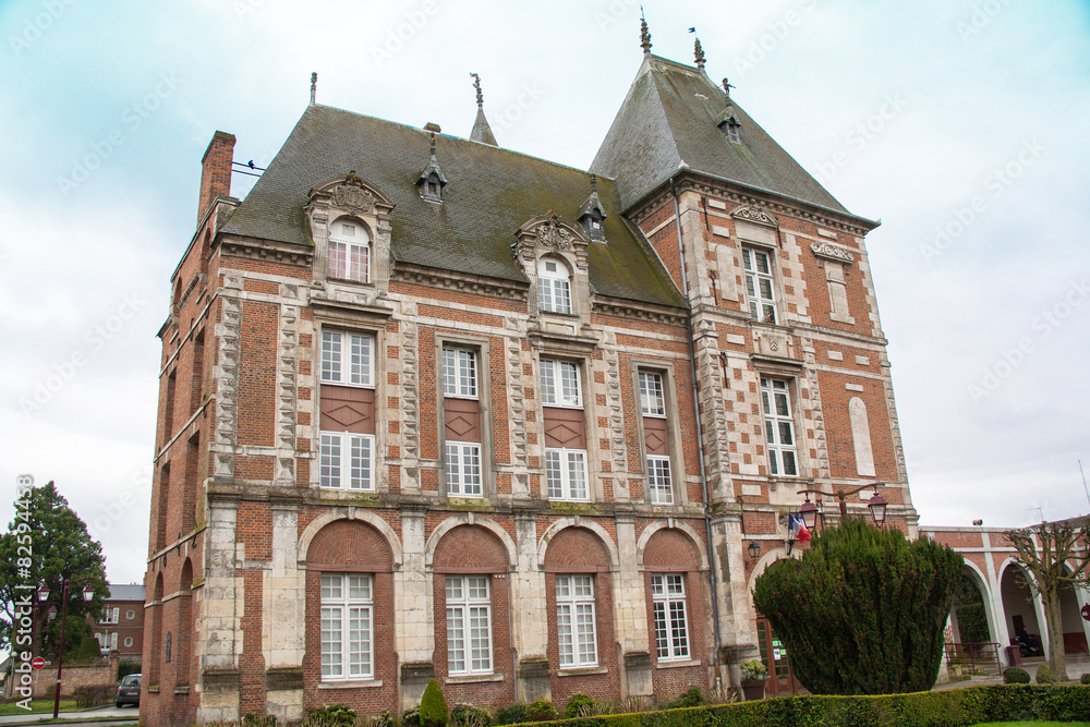 Chateau du 16ème siècle, Crèvecoeur le grand, Oise, Picardie